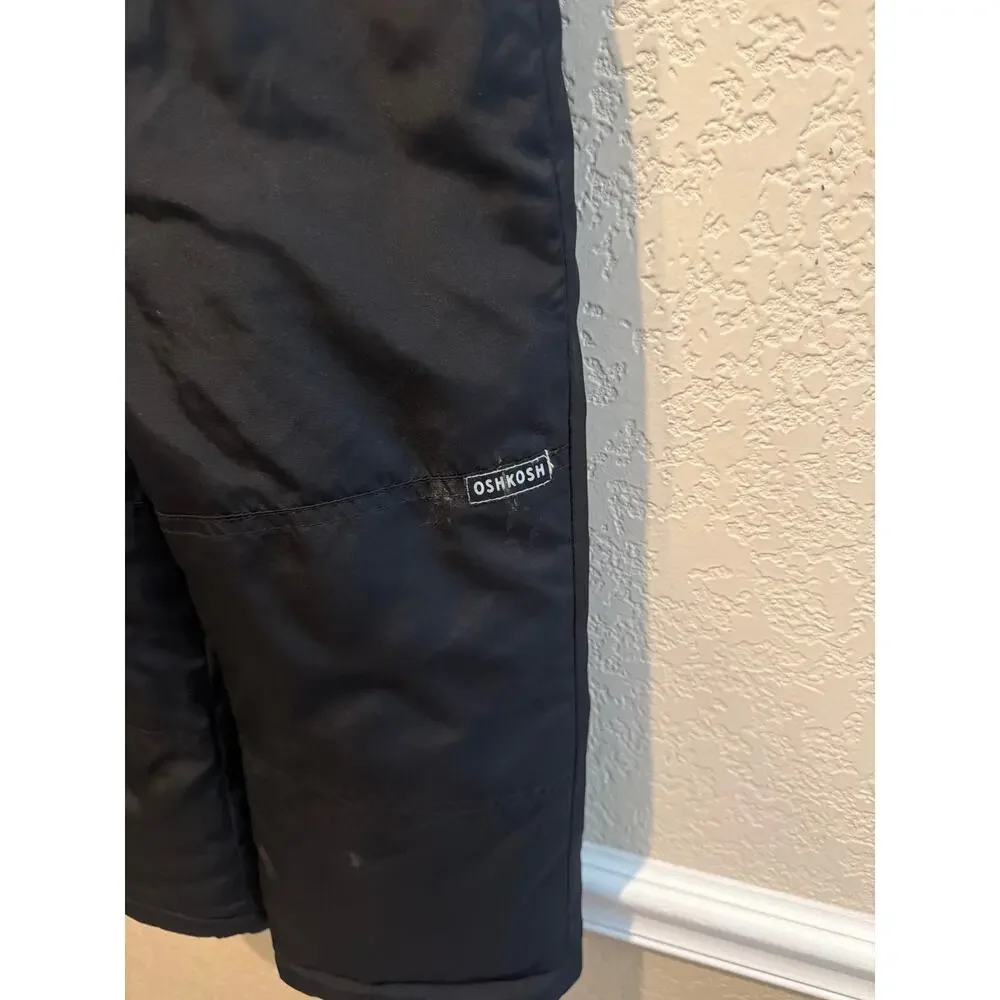 ⭐️ Kids Oshkosh Black Snowsuit Size 3T Snow Winter Warm Sledding